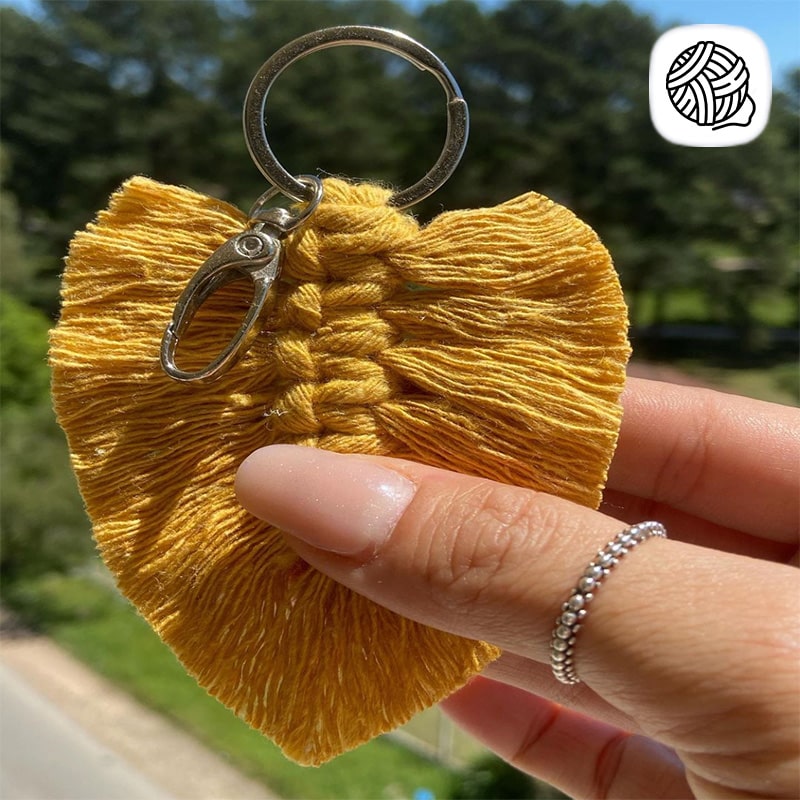 جاسویچی مکرومه بافی مدل برگ - وب سایت مکرومه