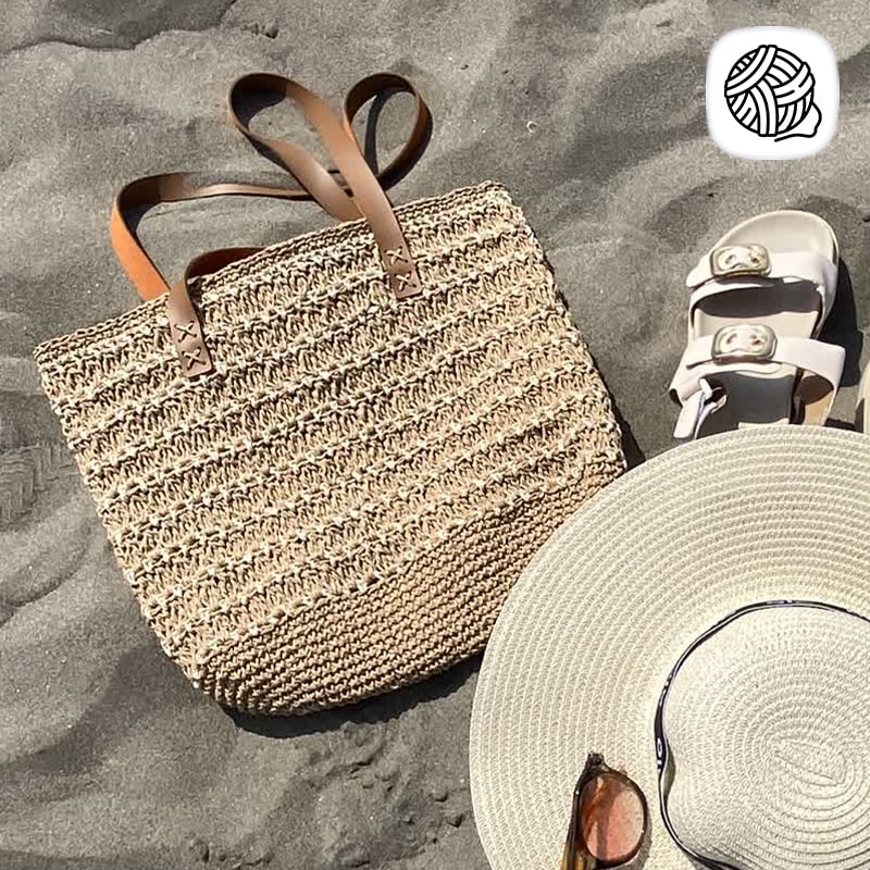 کیف رافیا مدل پگاه - فروشگاه مکرومه