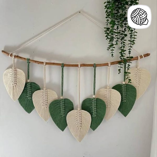 دیوار کوب مکرومه بافی مدل آیلا - فروشگاه مکرومه